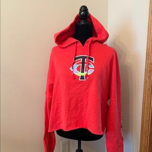 New Era Red Hoodie Sweatshirt